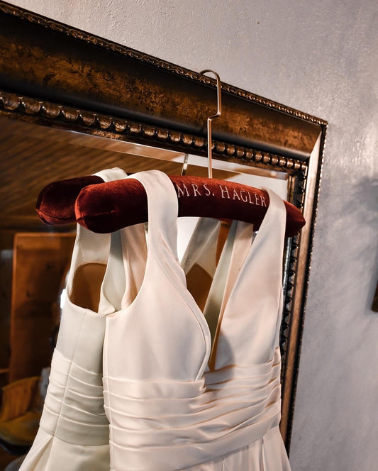 Showcasing Your Bridal Dress on an Heirlūm Hanger