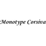 Heirlūm Hangers font sample: Monotype Corsiva